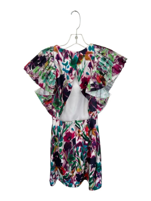 One33 Social Size 4 Multi Polyester Blend Pleated Detail Back Zip Dress Multi / 4