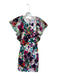 One33 Social Size 4 Multi Polyester Blend Pleated Detail Back Zip Dress Multi / 4
