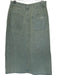 Sea New York Size 2 Light Wash Denim Cotton Midi Slit Pearl detail Pockets Skirt Light Wash Denim / 2