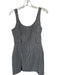 Amanda Uprichard Size M Black & White Polyester Blend Houndstooth Mini Dress Black & White / M