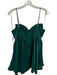 Altar'd State Size S Hunter Green Bow Spaghetti Strap Diamonds Mini Dress Hunter Green / S