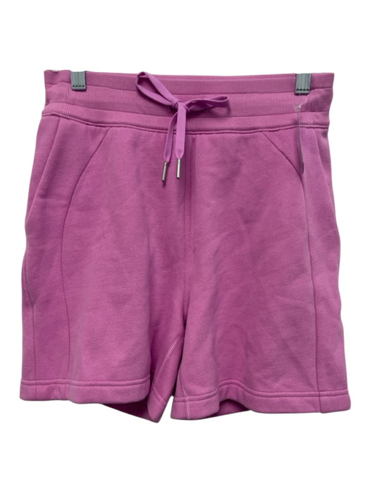 Lululemon Size 4 Pink Cotton & Polyester Elastic Drawstring Waist Pockets Shorts Pink / 4