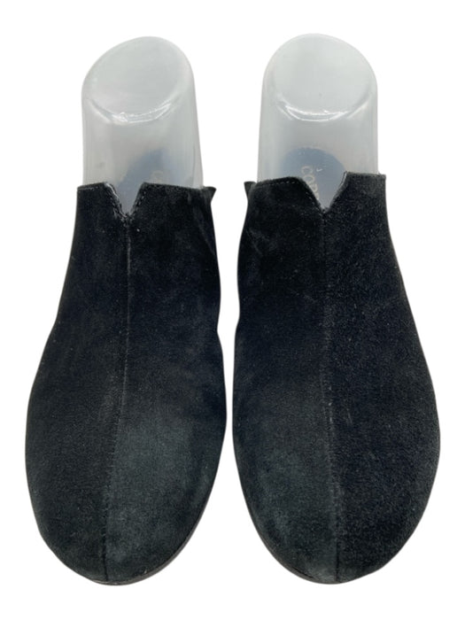 Cordani Shoe Size 40 Black Suede Upper Round Toe Stacked Block Heel Mules Black / 40