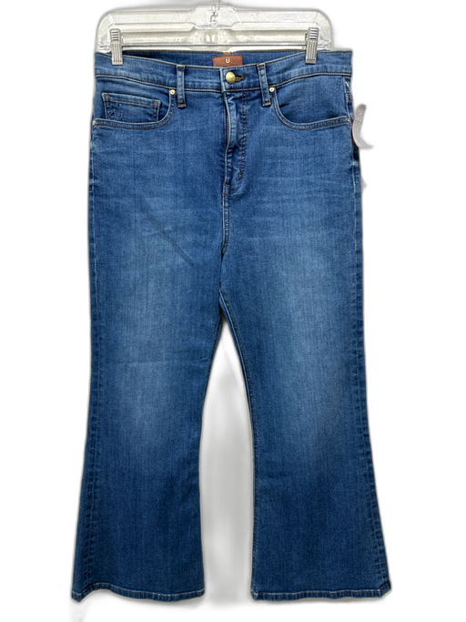 Rudes Denim Size 31 Med Wash Cotton Denim Zip & Button High Rise Flare Jeans Med Wash / 31