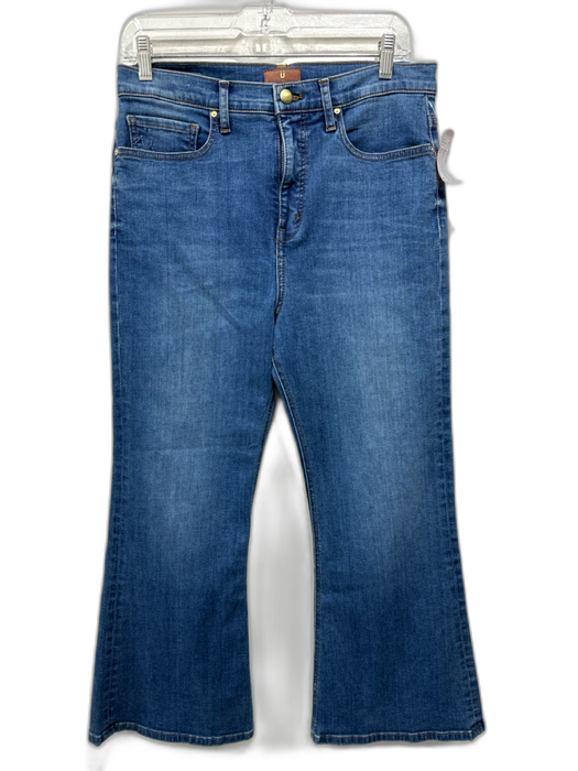 Rudes Denim Size 31 Med Wash Cotton Denim Zip & Button High Rise Flare Jeans Med Wash / 31