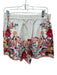 RANNA GILL Size M White, Red, Multi Linen floral print Side Zip Shorts White, Red, Multi / M