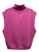 Varley Size S Pink Viscose Quarter Zip Sleeveless Top Pink / S