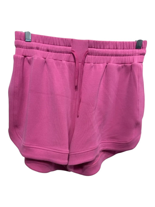Varley Size M Pink Viscose Drawstring Waist Shorts Pink / M