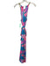 Lilly Pulitzer Size M Pink, Blue, Multi Rayon Abstract Floral Sleeveless Dress Pink, Blue, Multi / M