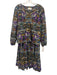 Cleobella Size S Cream, Black & Multi Cotton Shirred Back Tiered Maxi Skirt Set Cream, Black & Multi / S