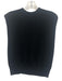 Favorite Daughter Size M Black Acrylic Blend Knit Shoulder Pads Mock Neck Top Black / M