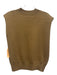 Favorite Daughter Size M Camel Brown Acrylic Blend Knit Shoulder Pads Vest Top Camel Brown / M