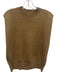 Favorite Daughter Size M Camel Brown Acrylic Blend Knit Shoulder Pads Vest Top Camel Brown / M