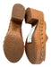 Chocolat Blu Shoe Size 8.5 Caramel Brown Leather Studded Peep Toe Clogs Caramel Brown / 8.5