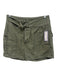 Frame Size 26 Army Green Cotton High Rise Cargo Pockets Button Fly Shorts Army Green / 26
