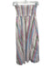 Hill House Size S Pink, Blue, Green Cotton High Rise Striped Smock Waist Skirt Pink, Blue, Green / S