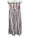 Hill House Size S Pink, Blue, Green Cotton High Rise Striped Smock Waist Skirt Pink, Blue, Green / S