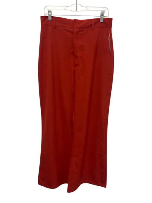 Free People Size 12 Burnt Orange Polyester Wide Leg Trouser Pants Burnt Orange / 12