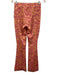 Zara Size S Pink & Orange Synthetic Elastic Waist Flare Floral Print Pants Set Pink & Orange / S