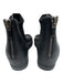 Eileen Fisher Shoe Size 6.5 Black Leather Back Zip Wedge Sandals Black / 6.5