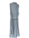 Freemarket Size M Blue & White Cotton Blend Sleeveless Striped Button Down Dress Blue & White / M
