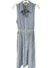 Freemarket Size M Blue & White Cotton Blend Sleeveless Striped Button Down Dress Blue & White / M