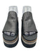 NakedFeet Shoe Size 7.5 Black Leather open toe Platform Sandals Black / 7.5