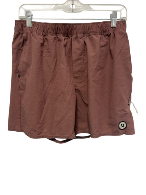 Vuori Size M Red Synthetic Solid Athletic Men's Shorts Red / M