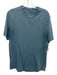 Lululemon Size Est M Blue Synthetic Heathered Athletic T Shirt Short Sleeve Blue / Est M