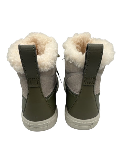 Nike Shoe Size 7.5 Green, Gray, Cream Rubber & Suede Shearling Lined Booties Green, Gray, Cream / 7.5
