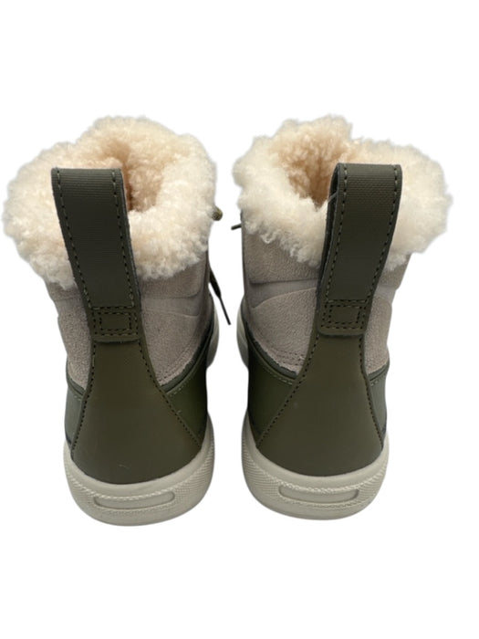 Nike Shoe Size 7.5 Green, Gray, Cream Rubber & Suede Shearling Lined Booties Green, Gray, Cream / 7.5