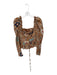 Ulla Johnson Size M Brown & Multi Flower Long Sleeve Keyhole Top Brown & Multi / M