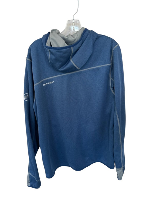 Mammut Size 2XL Blue Polyester Hood Full Zip Athletic Men's Jacket Blue / 2XL