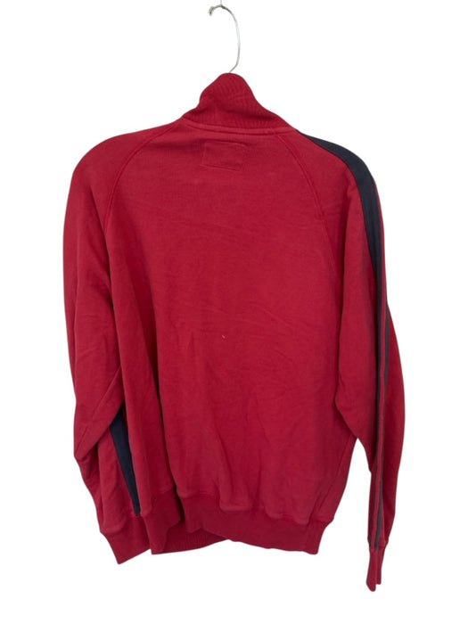 Size L Red & Navy Cotton Atlanta Braves Full Zip Athletic Men's Jacket Red & Navy / L