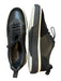 Belvedere Shoe Size 9.5 Black Leather & Suede Perforated Lace Up Men's Sneakers Black / 9.5