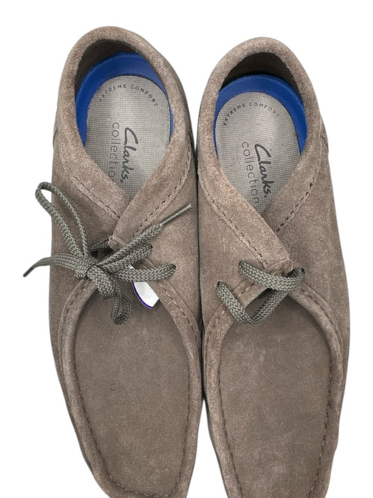 Clarks Shoe Size 10 Gray Suede Lace Up Men's Booties Gray / 10