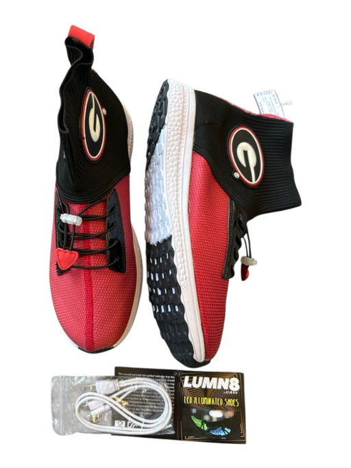 Lumn8 by Eimoh Shoe Size 11 New In Box Red & Black Canvas UGA High Top Sneakers Red & Black / 11