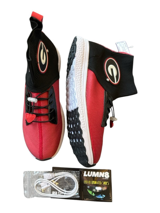 Lumn8 by Eimoh Shoe Size 11 New In Box Red & Black Canvas UGA High Top Sneakers Red & Black / 11