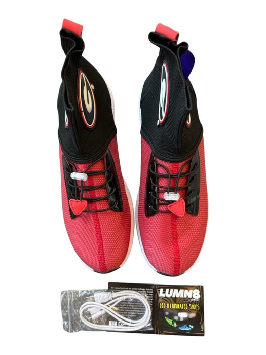Lumn8 by Eimoh Shoe Size 11 New In Box Red & Black Canvas UGA High Top Sneakers Red & Black / 11