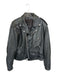 Wilson's Leather Vintage AS IS Size L Black Leather Moto Full Zip Men's Jacket Black / L