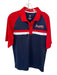 Majestic Size M Navy & Red Polyester Atlanta Braves Athletic Men's Polo Navy & Red / M