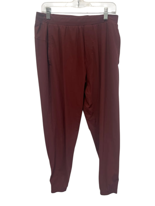 Lululemon Size Est M Red Synthetic Solid Athletic Jogger Men's Pants Red / Est M