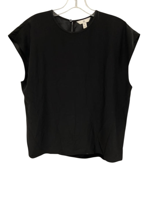 Banana Republic Size S Black Silk Keyhole Back Sleeveless Top Black / S