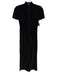 Alice + Olivia Size 6 Black Polyester Blend Velvet Zip Front Jumpsuit Black / 6