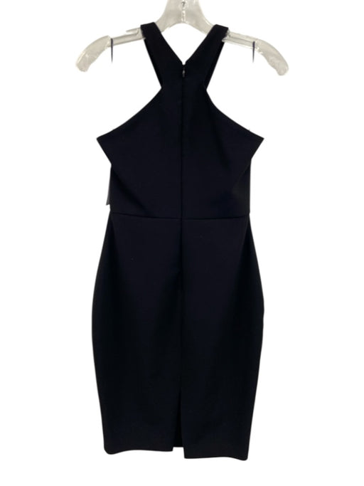 Likely Size 6 Black Polyester Blend Cut Out Sleeveless Mini Dress Black / 6