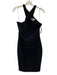 Likely Size 6 Black Polyester Blend Cut Out Sleeveless Mini Dress Black / 6