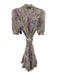 Cinq a Sept Size 4 Purple, White, Green Polyester Floral Overlay Dress Purple, White, Green / 4