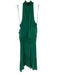 A.L.C. Size 4 Green Polyester Smocked Sleeveless high neck Mini Dress Green / 4