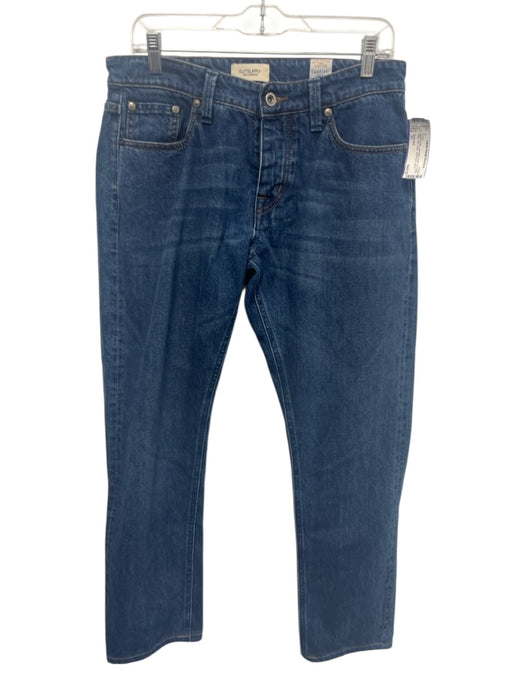 Suitsupply Made in Italy Size 31 med light wash Cotton Solid Slim Jean Pants med light wash / 31