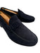 Canali Shoe Size 42 Navy Blue Suede Solid Dress Men's Shoes Navy Blue / 42